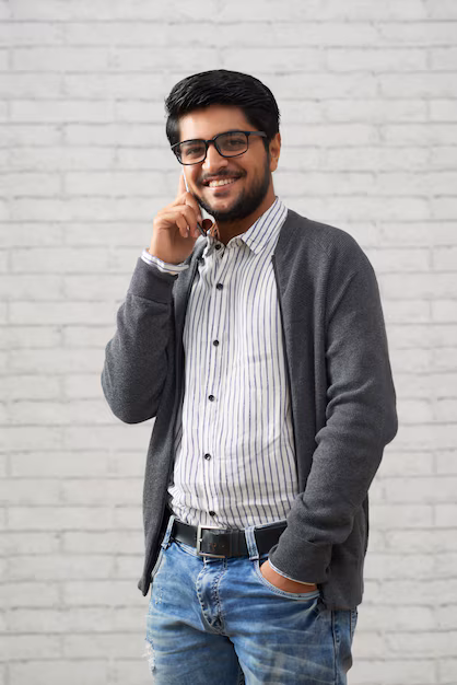 A man on a calling